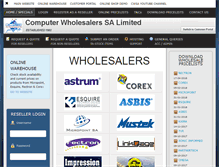 Tablet Screenshot of computerwholesalers.co.za